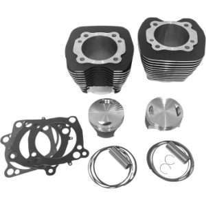 98″ Twin Cam Bolt-On Big Bore Kit w/Flat-Top Pistons – Black Highlight